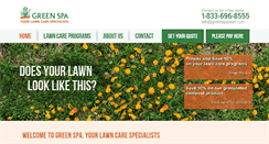 Desktop Screenshot of greenspalawn.com